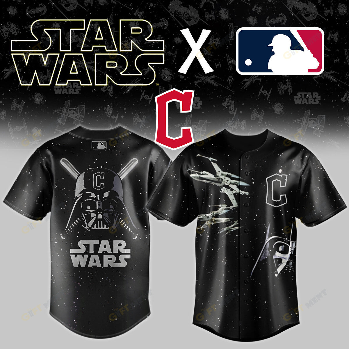 Cleveland Guardians x Star wars Baseball Jersey