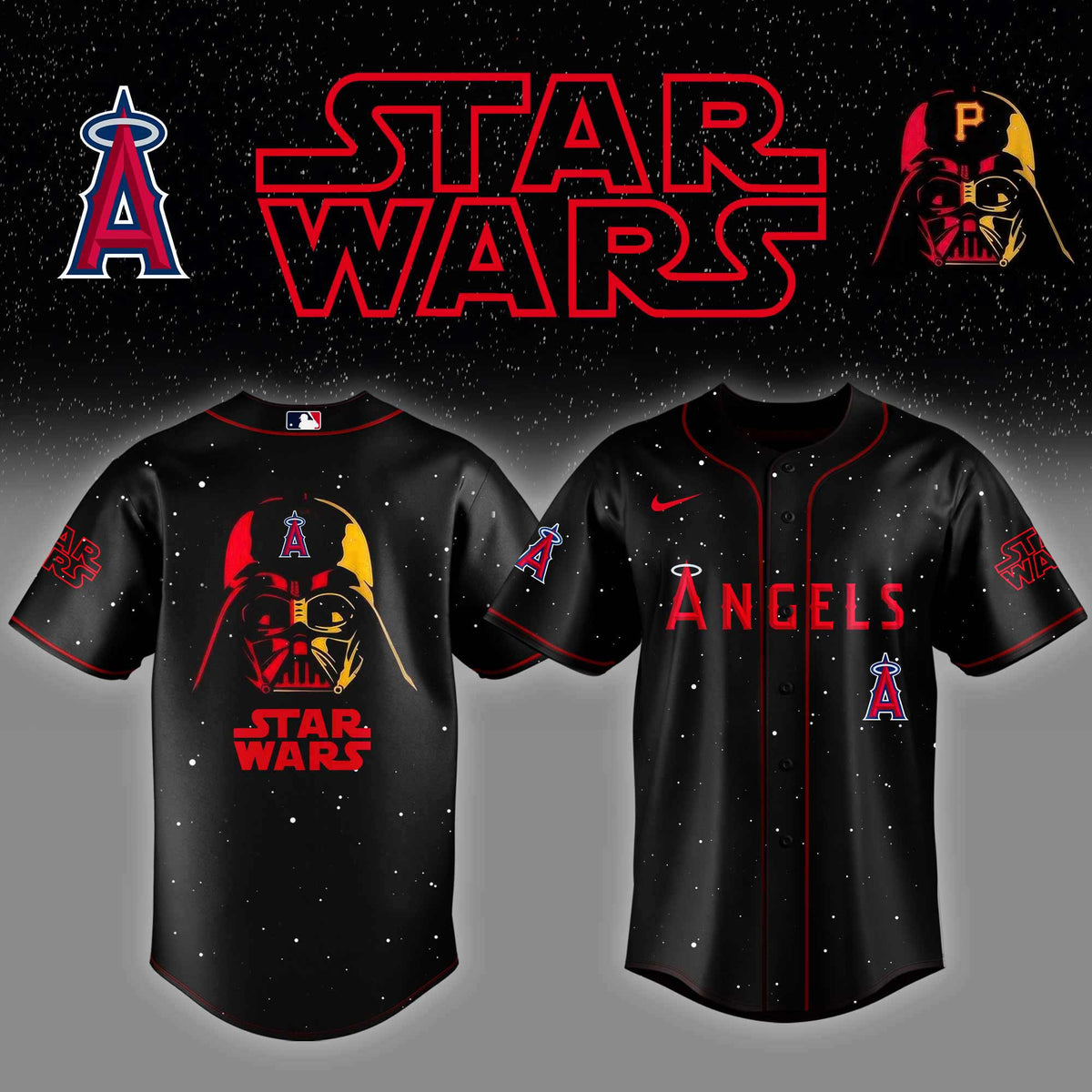 Los Angeles Angels x Star Wars Night Baseball Jersey