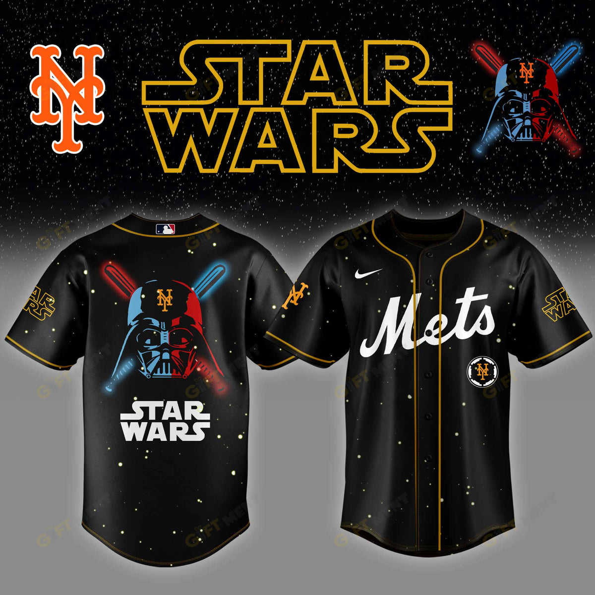 New York Mets MLB x StarWars Baseball Jersey