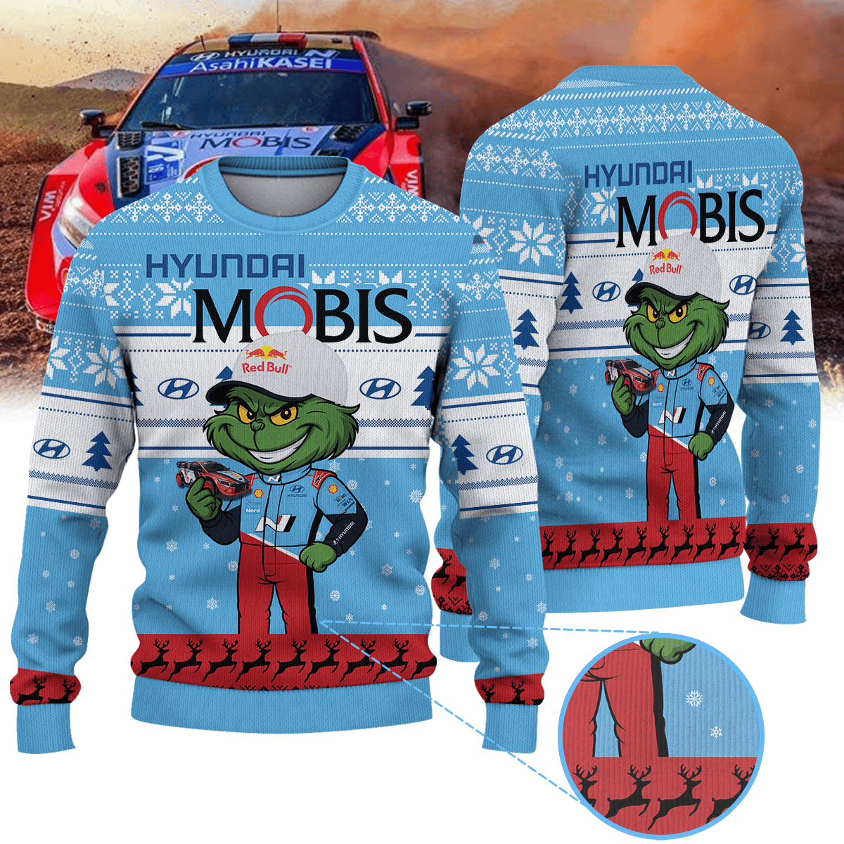 HYUNDAI SHELL MOBIS WRT Ugly Sweater