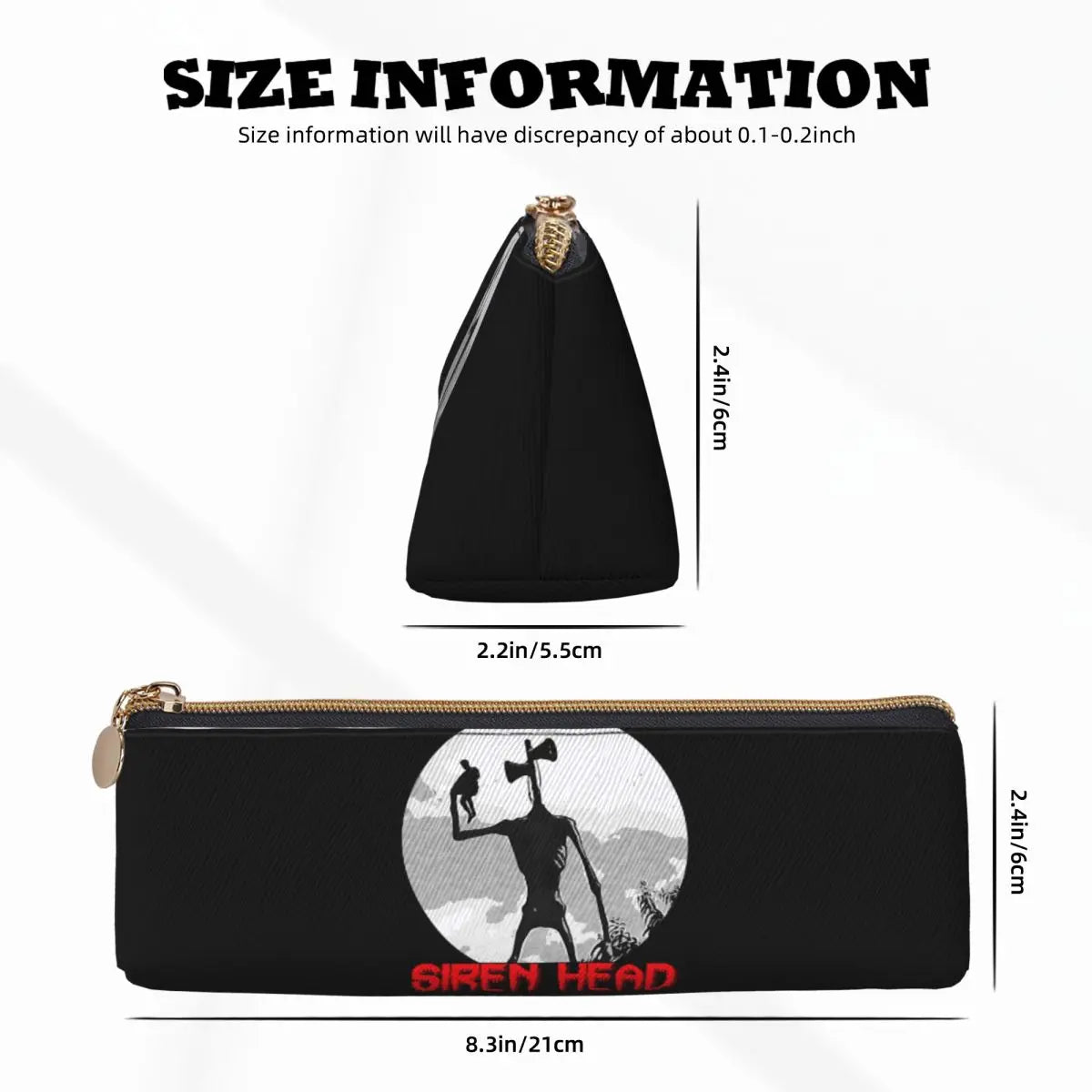 Siren Head Pencil Case for Studen School Large Capacity Pen Box Pencil Bag Stationery Supplies Pen Holder Bag