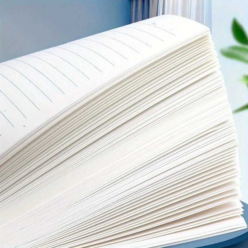 Refillable A5 Lined Journal Spiral Notebook Top-Flip Detachable Pages for Students School College Office